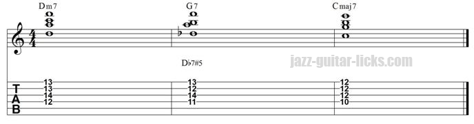 2 5 1 jazz guitar chords