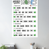 Melodic minor modes music theory poster